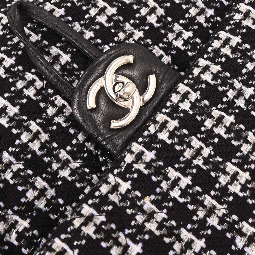 Chanel 2016-2017 Black Tweed Urban Spirit Backpack Backpack