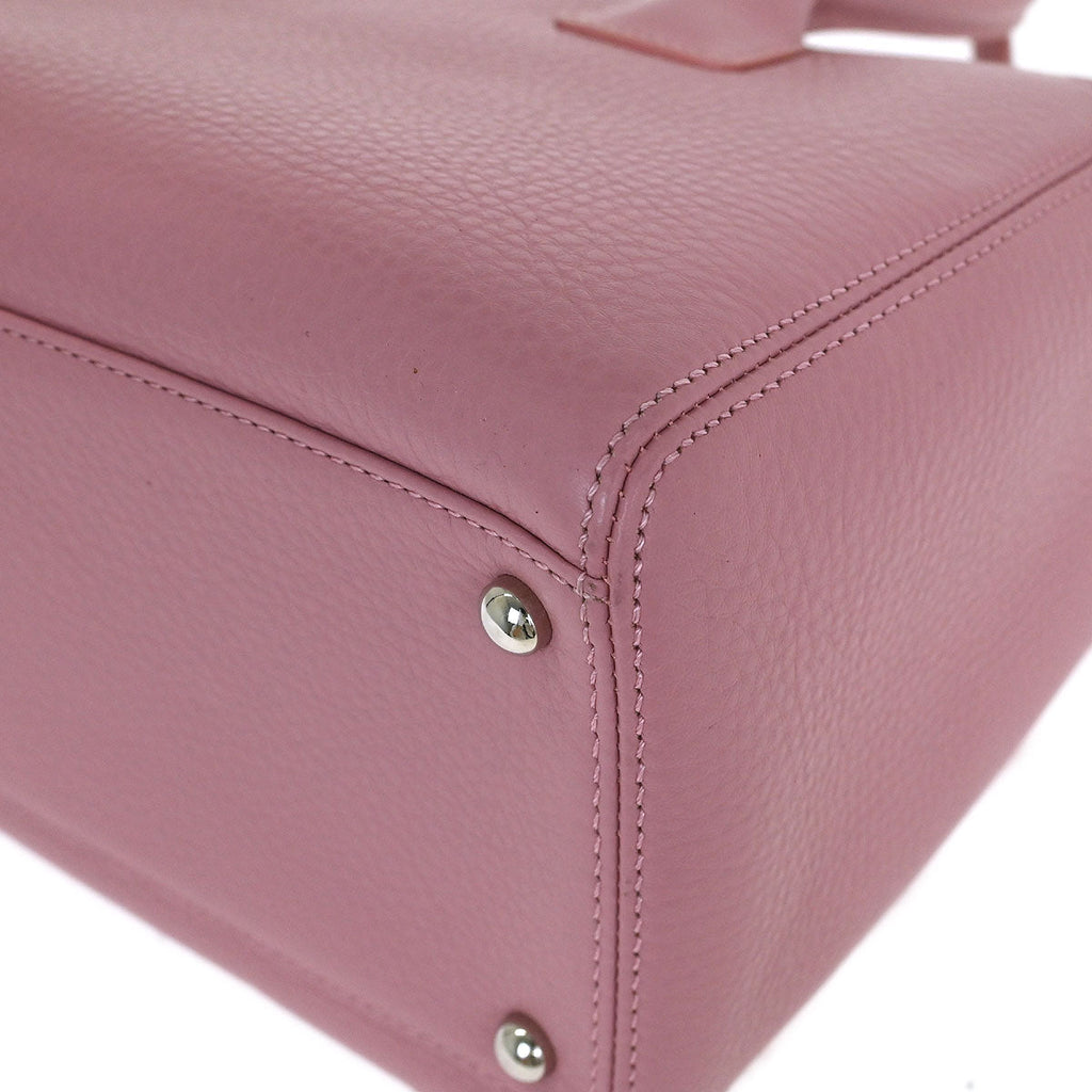 Chanel 2014-2015 Pink Deerskin Executive Cerf Tote Bag