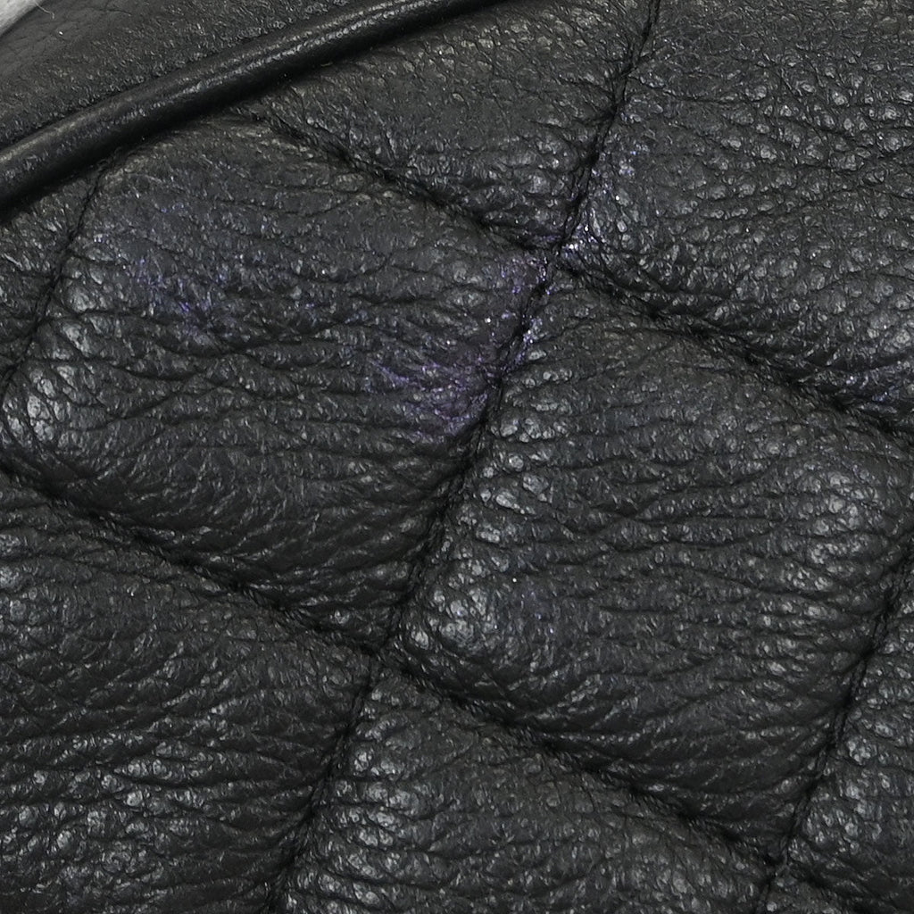 Chanel 2016-2017 Black Calfskin Shoulder Bag