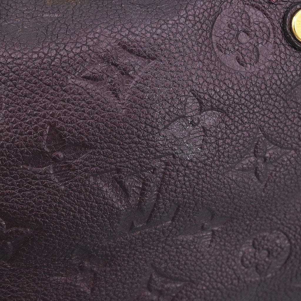 Louis Vuitton Purple Empreinte Speedy Bandouliere 25 M40765