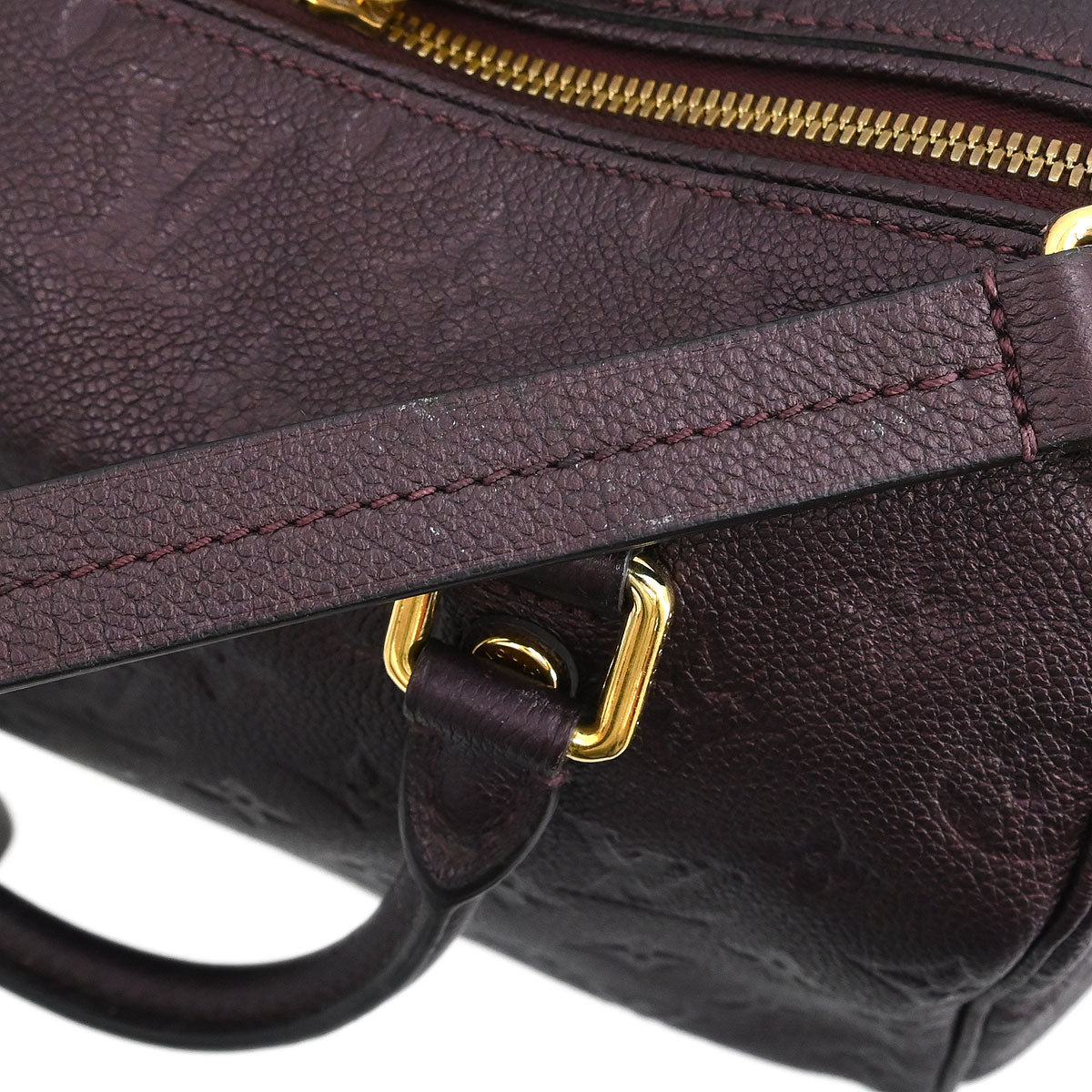 Louis Vuitton Purple Empreinte Speedy Bandouliere 25 M40765