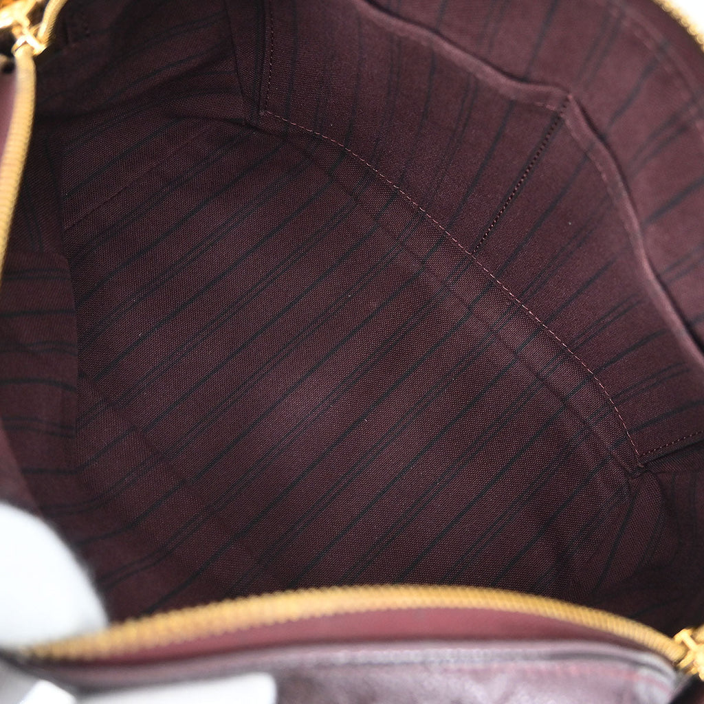 Louis Vuitton Purple Empreinte Speedy Bandouliere 25 M40765