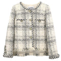 Chanel 2018 Colorless Jacket White #36