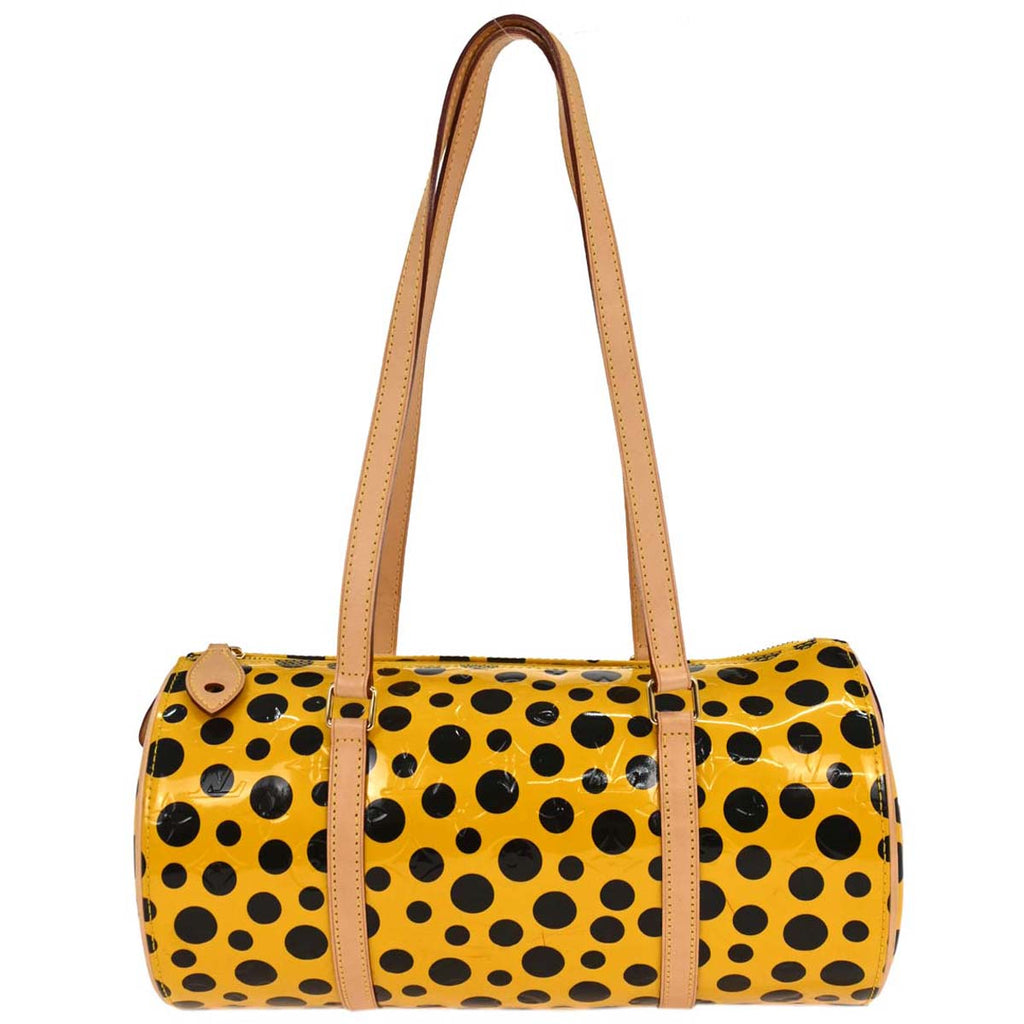 Louis Vuitton Yellow Pumpkin Dot Papillon 30 Handbag M91424