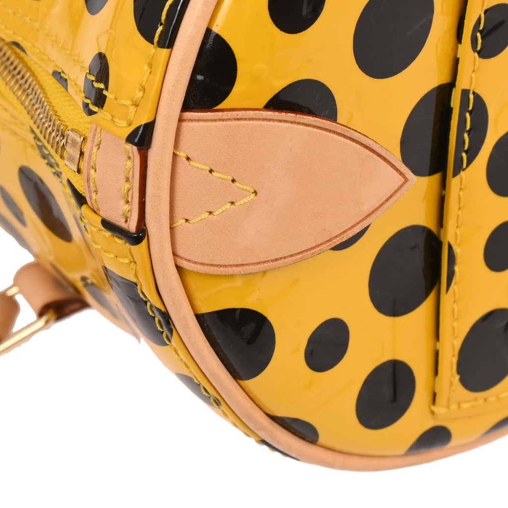 Louis Vuitton Yellow Pumpkin Dot Papillon 30 Handbag M91424