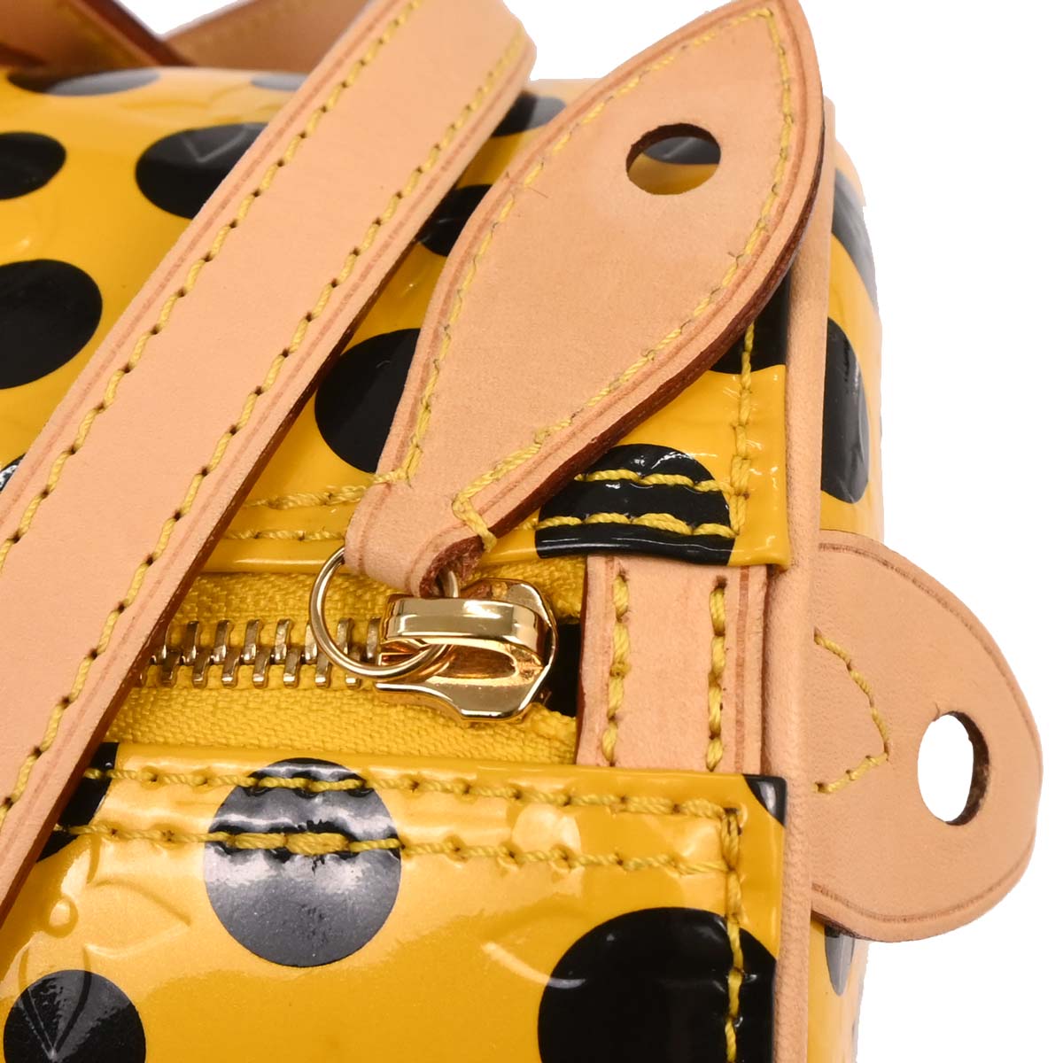 Louis Vuitton Yellow Pumpkin Dot Papillon 30 Handbag M91424