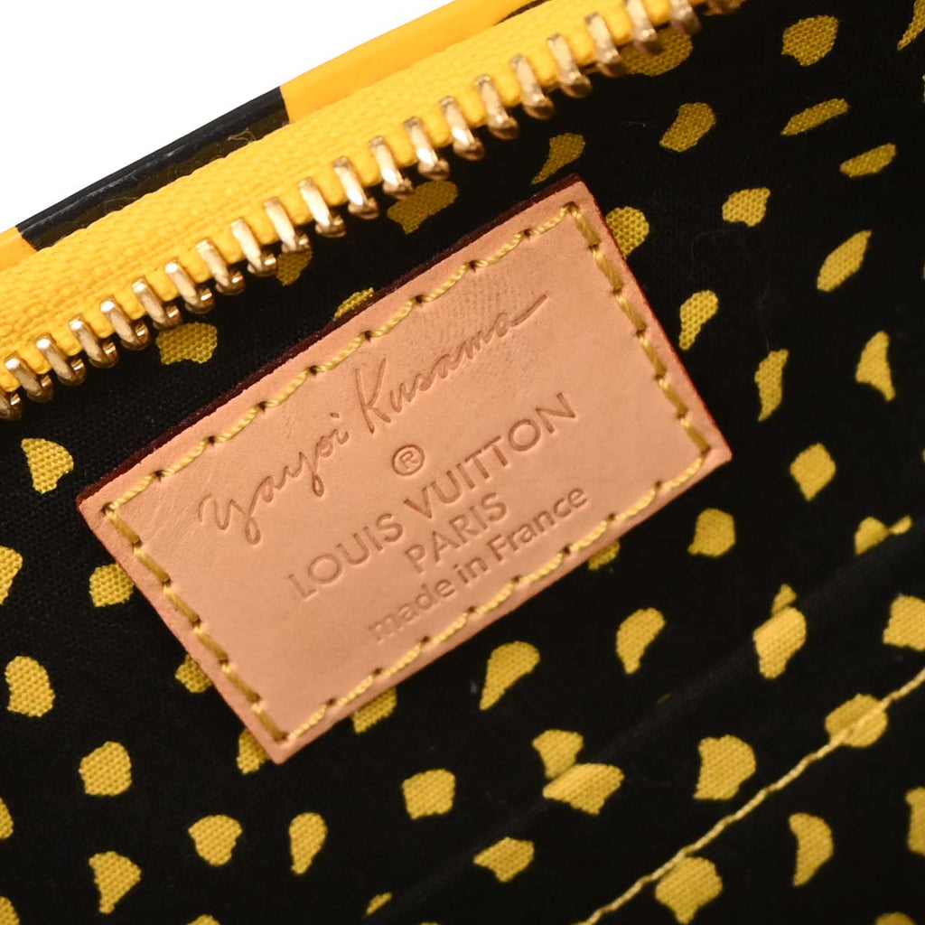 Louis Vuitton Yellow Pumpkin Dot Papillon 30 Handbag M91424