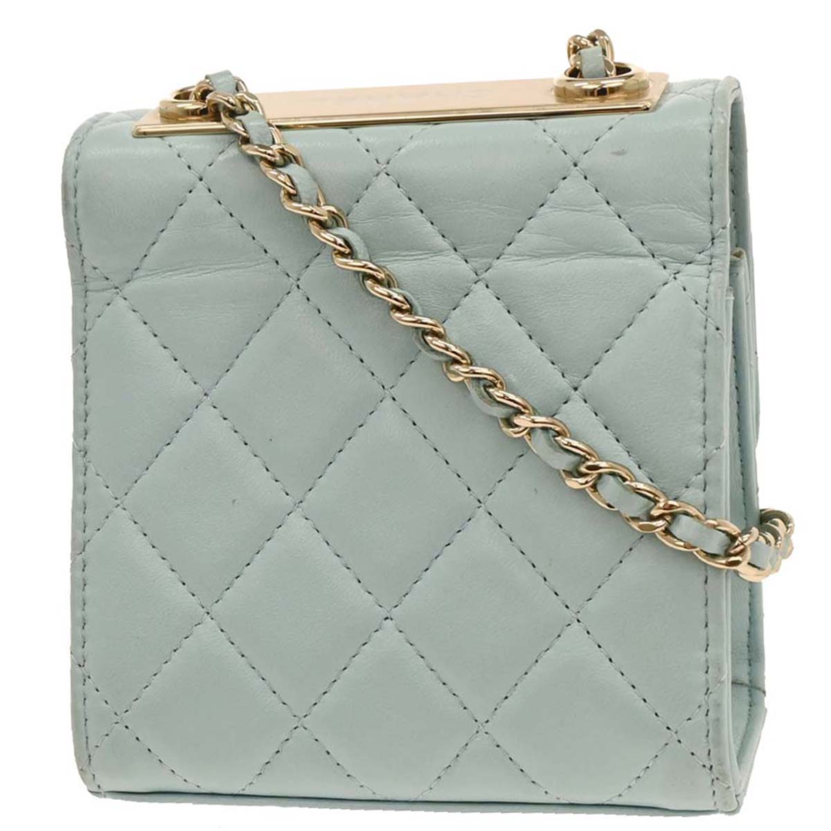 Chanel 2019 Light Blue Lambskin Trendy CC Shoulder Bag