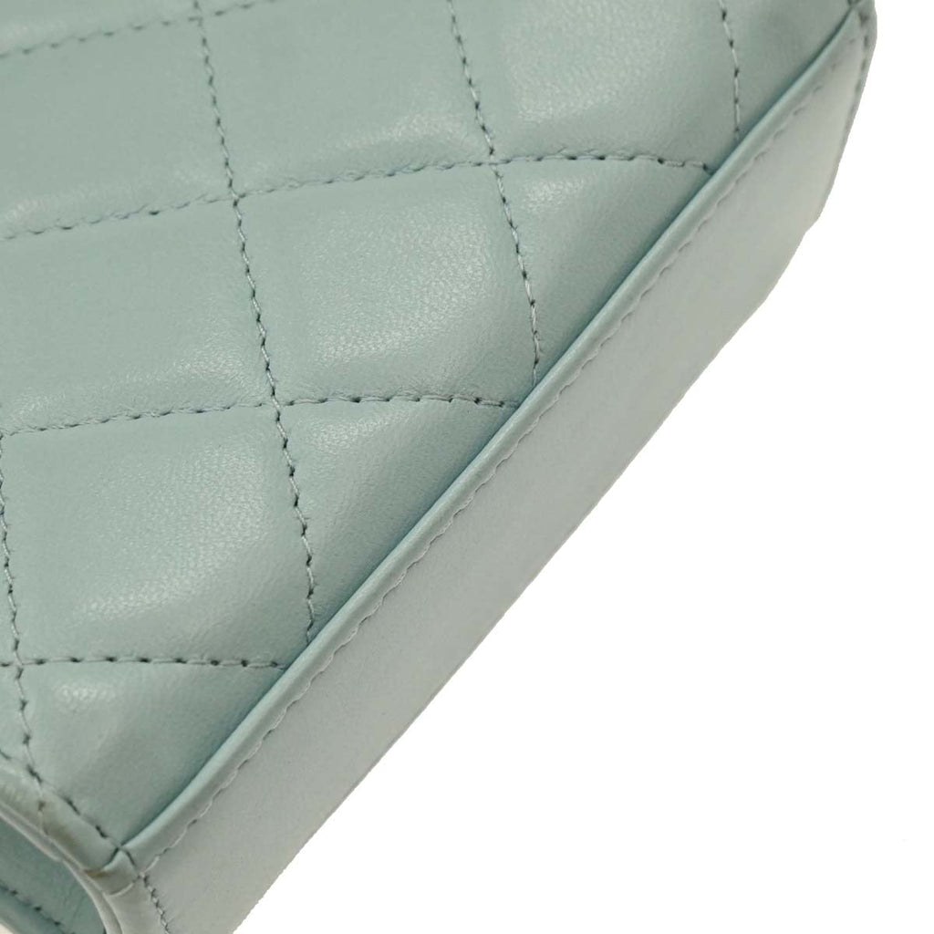 Chanel 2019 Light Blue Lambskin Trendy CC Shoulder Bag