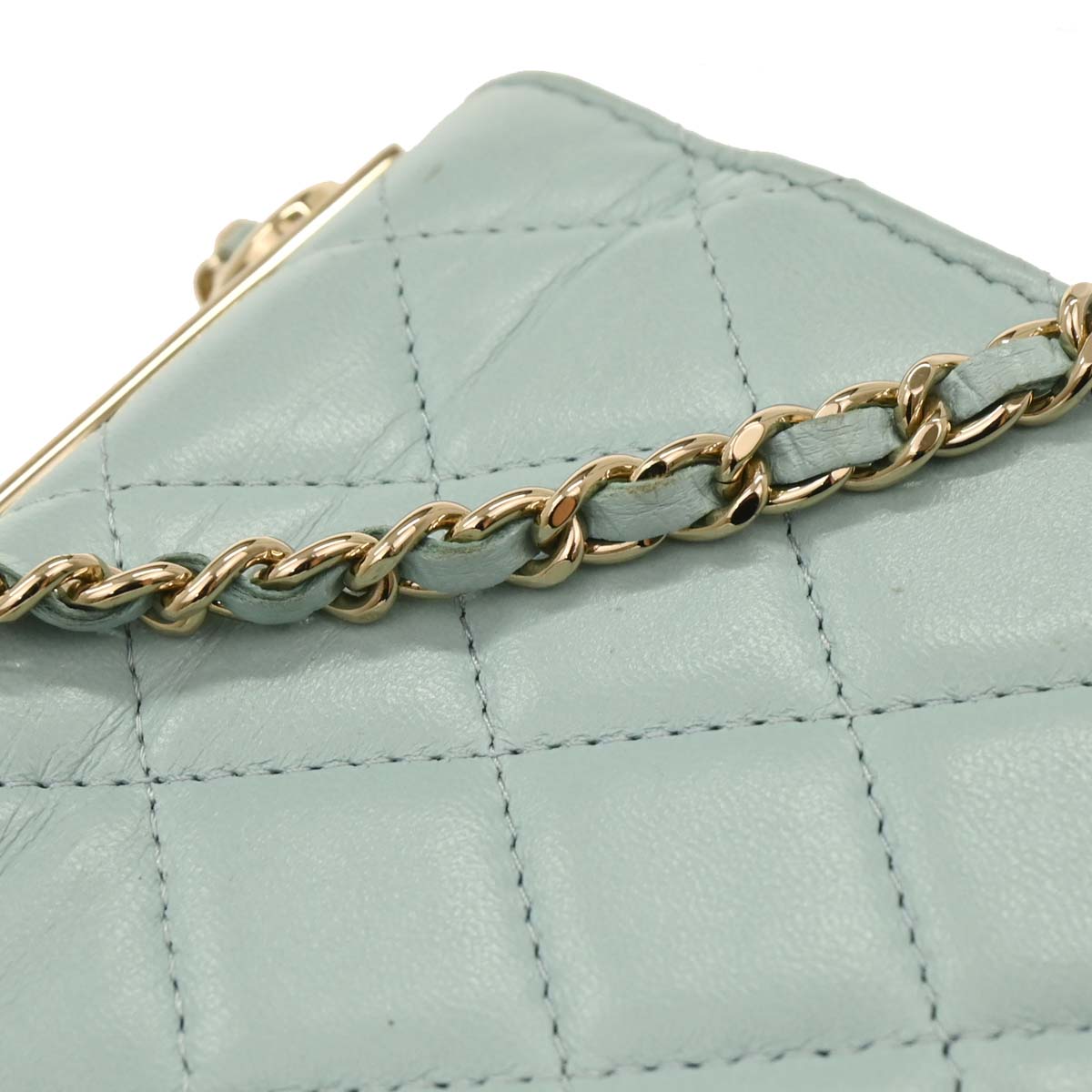 Chanel 2019 Light Blue Lambskin Trendy CC Shoulder Bag