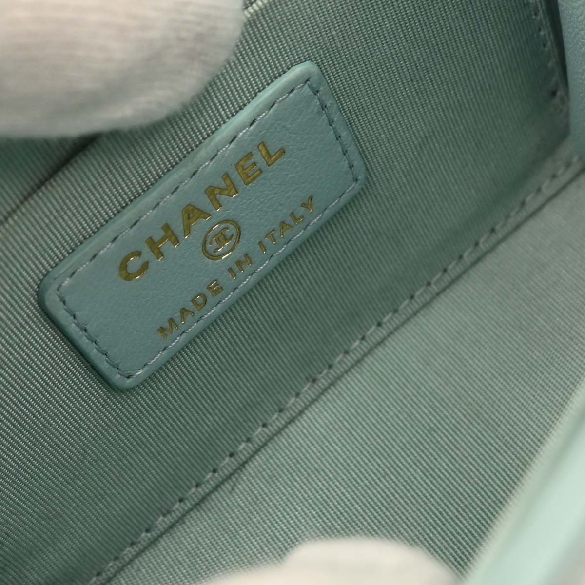 Chanel 2019 Light Blue Lambskin Trendy CC Shoulder Bag