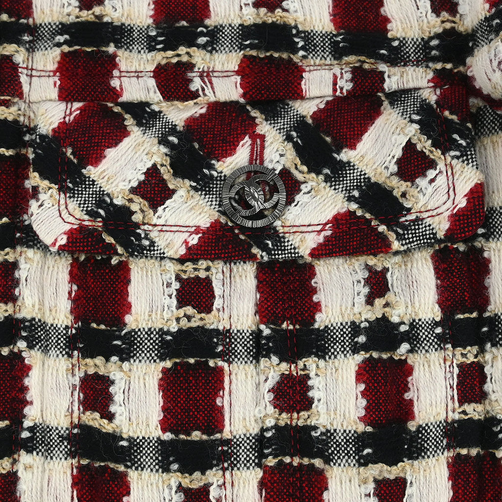Chanel Zip Up Collarless Jacket #36