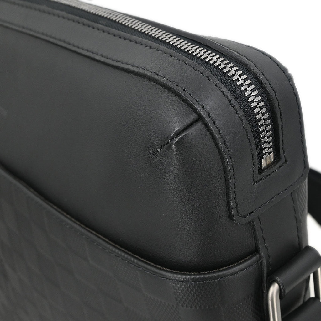Louis Vuitton Black Damier Infini Calypso MM Shoulder Bag N41201