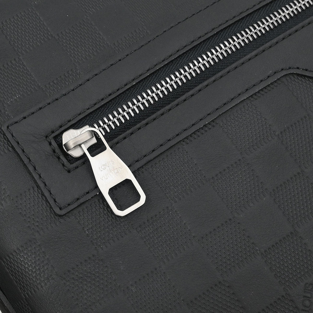 Louis Vuitton Black Damier Infini Calypso MM Shoulder Bag N41201