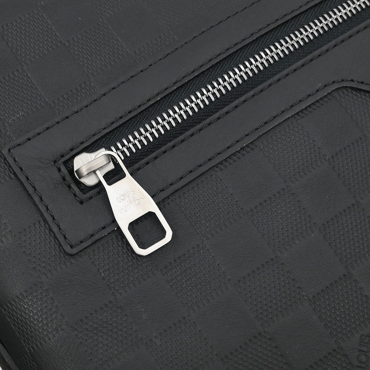 Louis Vuitton Black Damier Infini Calypso MM Shoulder Bag N41201