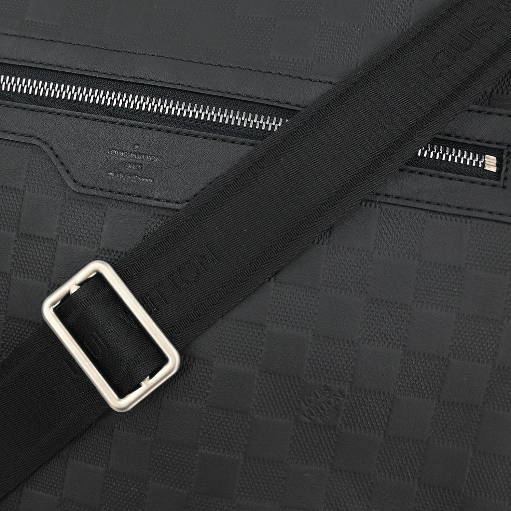 Louis Vuitton Black Damier Infini Calypso MM Shoulder Bag N41201