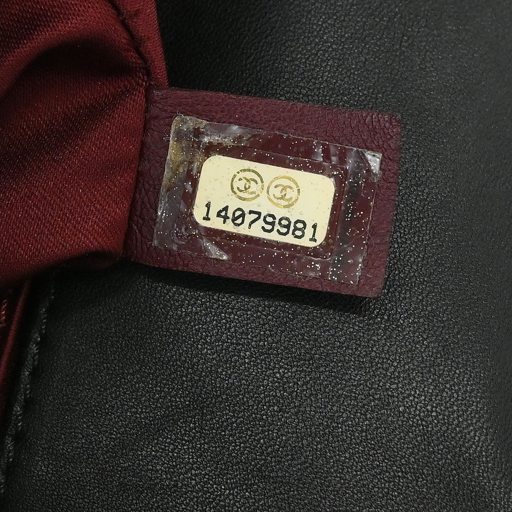 Chanel 2010-2011 Black Patent leather Lucky Symbols Flap Bag