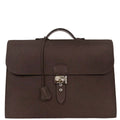 Hermes Chocolat Chamonix Sac a Depeches 38 Handbag