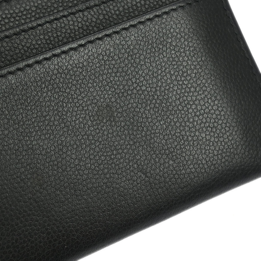 Chanel 2017-2018 Black Caviar Cardholder Small Good