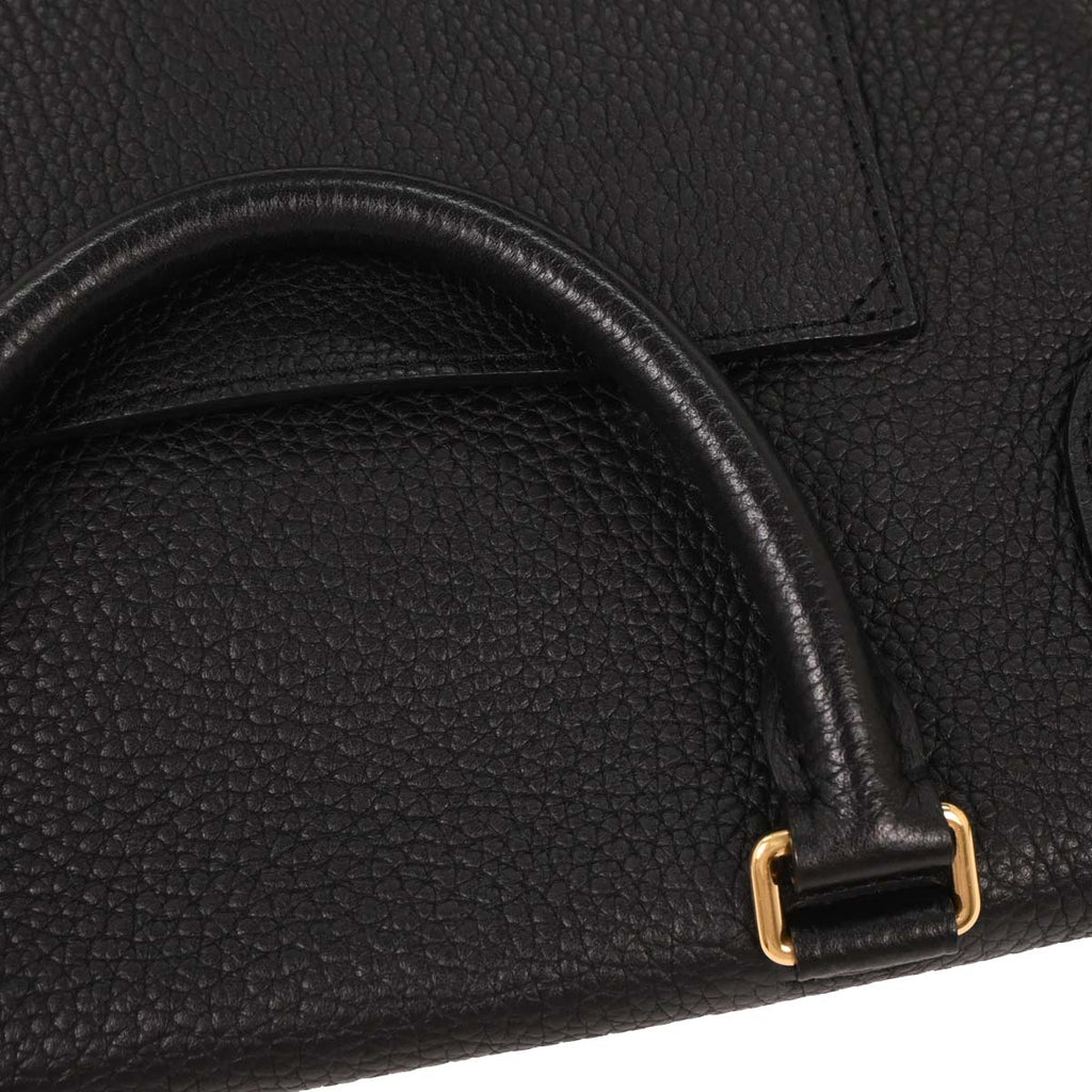 Louis Vuitton Black Taurillon Volta 2way Shoulder Handbag M50255