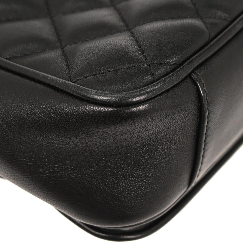 Chanel 2018-2019 Black Lambskin Shoulder Bag