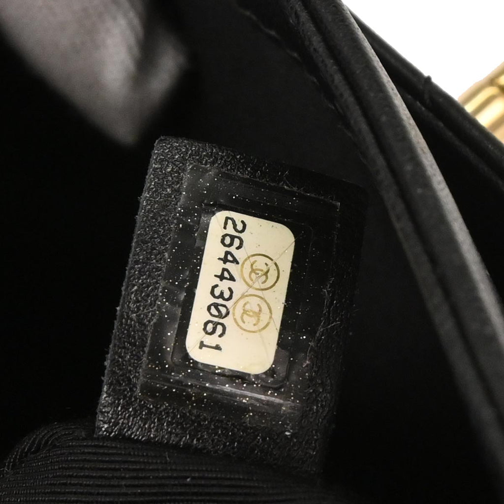 Chanel 2018-2019 Black Lambskin Shoulder Bag