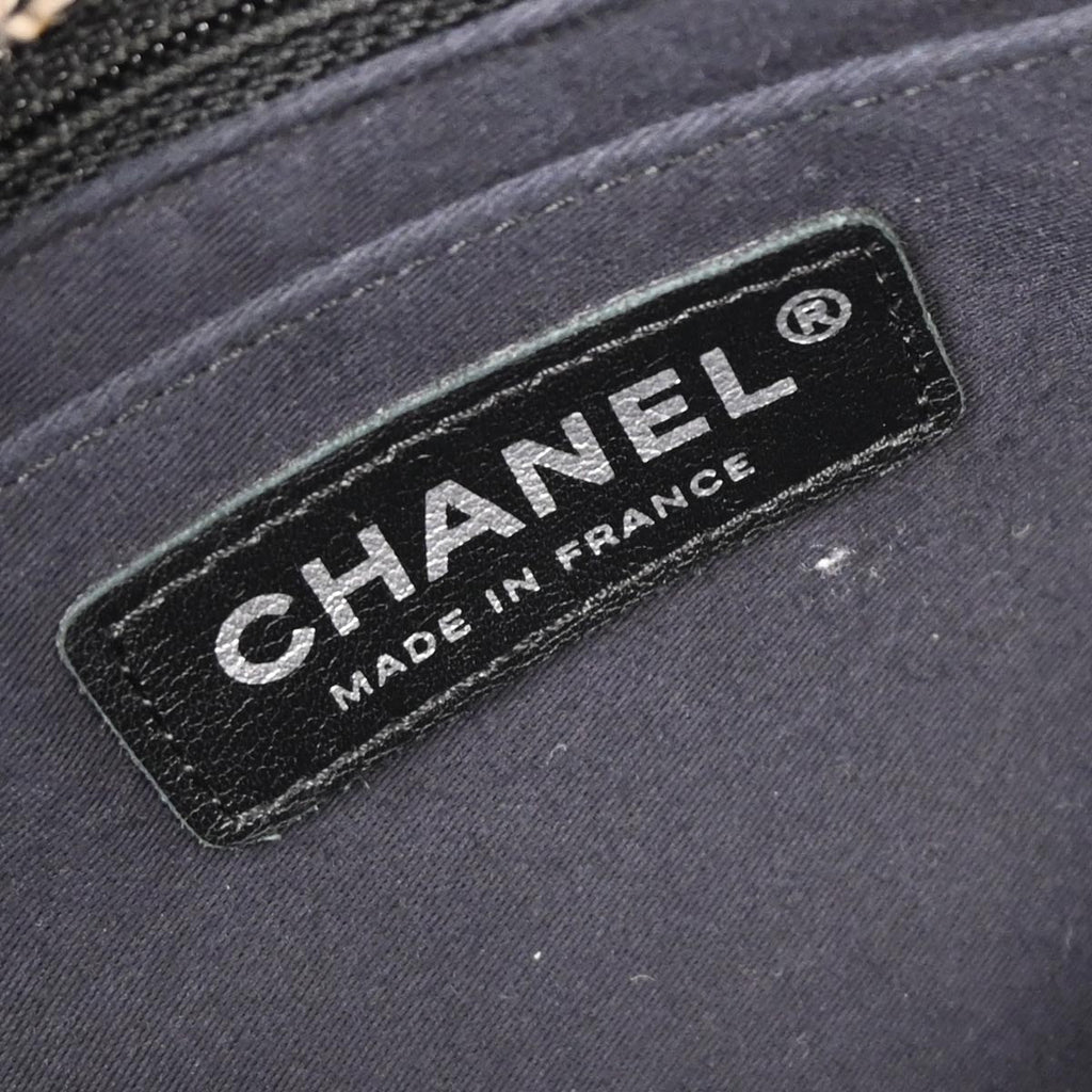 Chanel 2012-2013 Black Tweed Beaded Shoulder Bag
