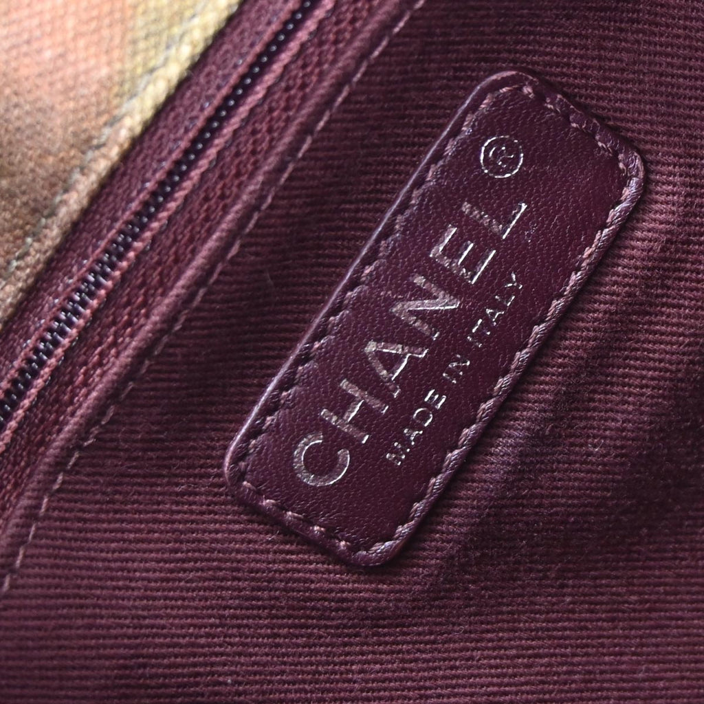 Chanel 2014-2015 Khaki On The Pavements Graffiti Messenger Bag