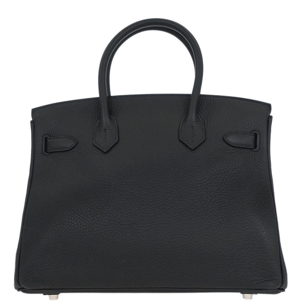 Hermes Black Togo Birkin 30 Handbag