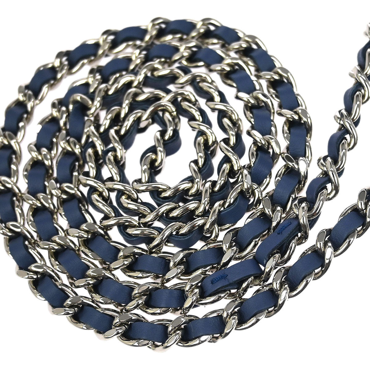 Chanel 2019 Blue Denim Camellia WOC Wallet on Chain Bag