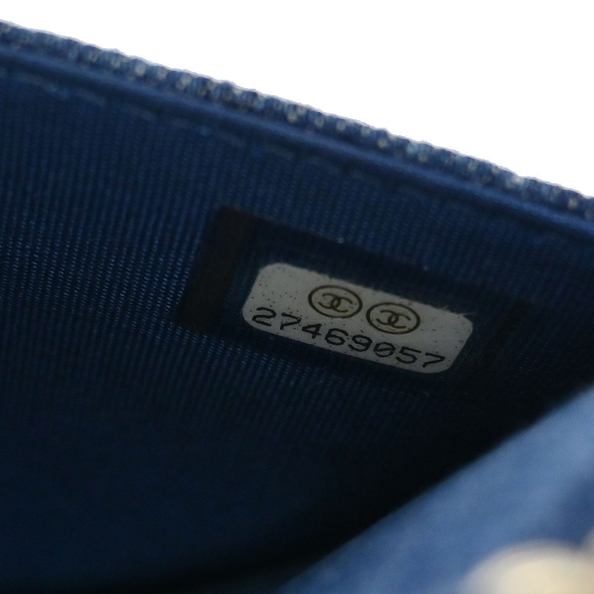 Chanel 2019 Blue Denim Camellia WOC Wallet on Chain Bag