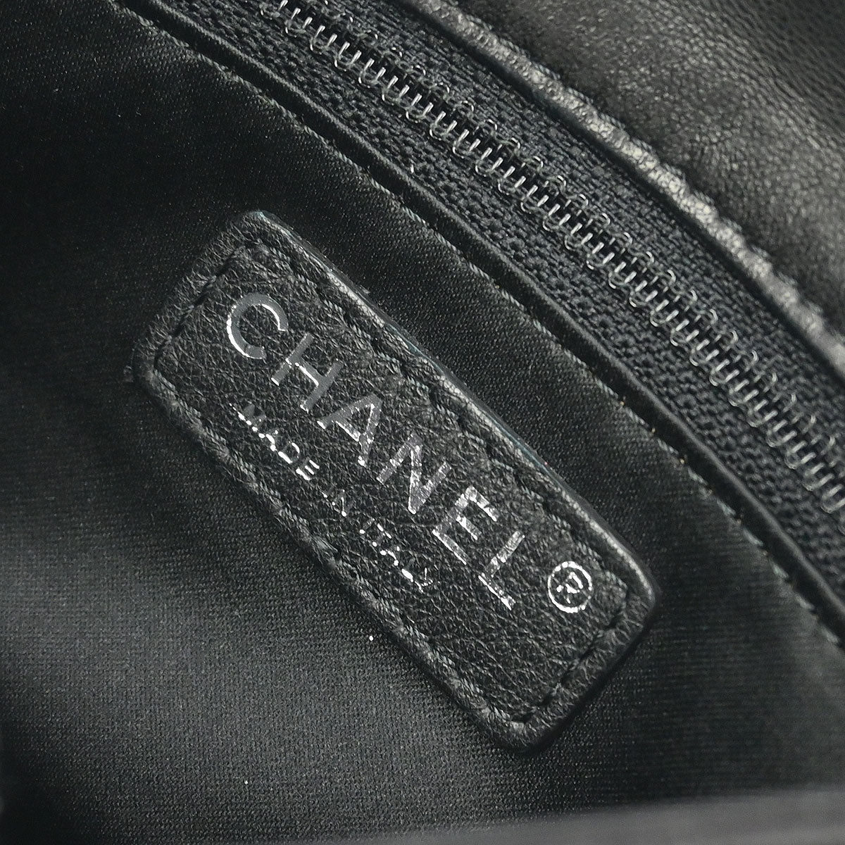 Chanel 2011 Black Sequins Lambskin Single Flap Shoulder Bag