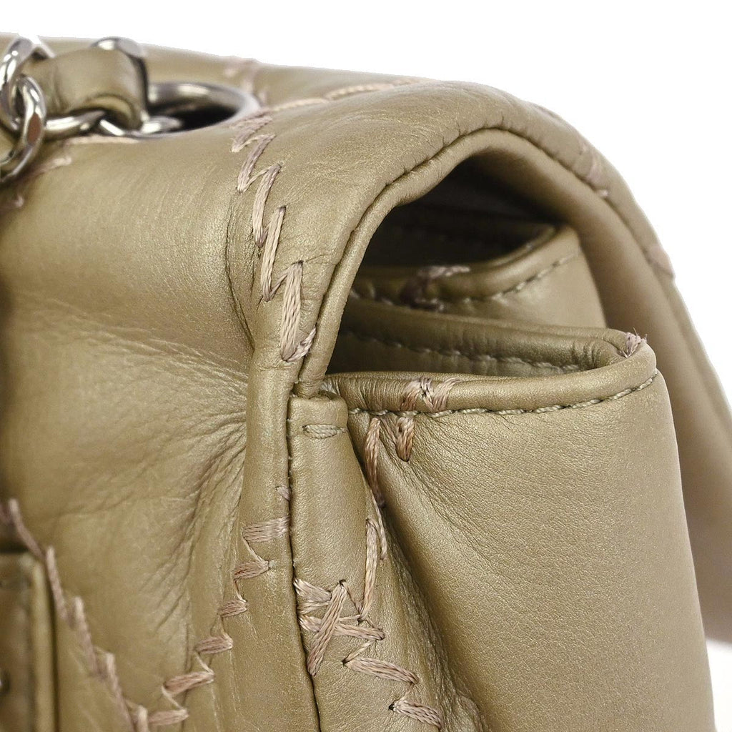 Chanel 2011 Gold Lambskin Ultra Stitch Flap Bag