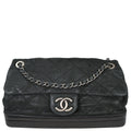 Chanel 2010-2011 Black Calfskin Shoulder Bag