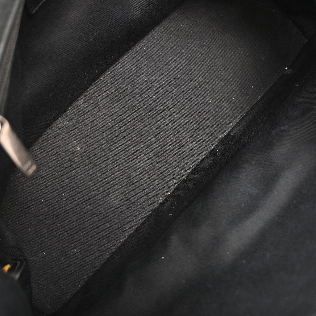 Chanel 2010-2011 Black Calfskin Shoulder Bag