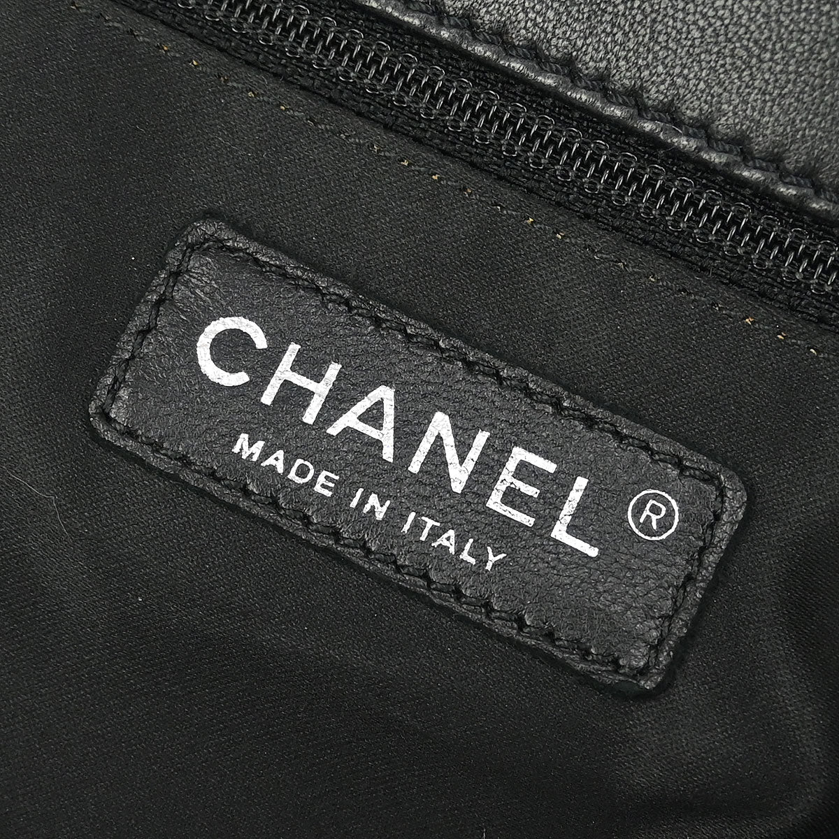 Chanel 2011 Black Lambskin Mademoiselle Jumbo Flap Bag