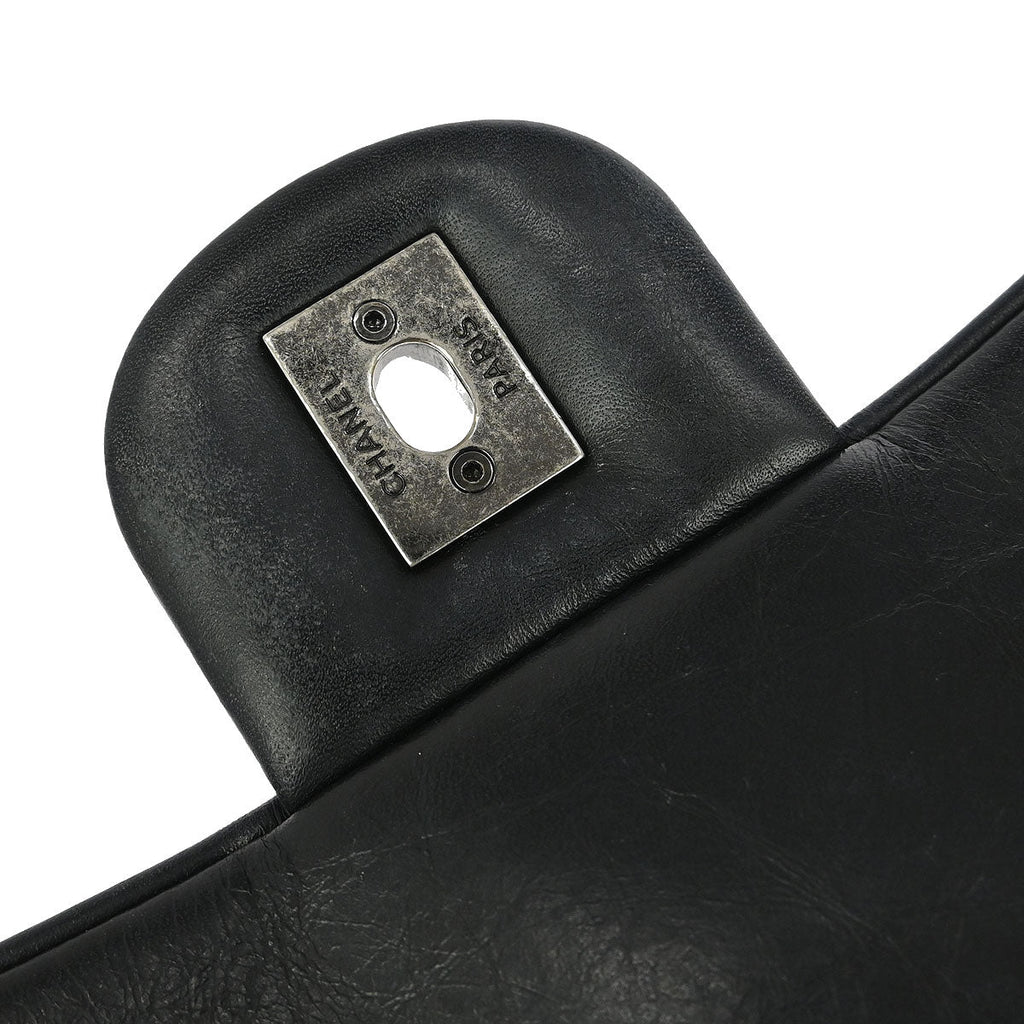 Chanel 2015-2016 Black Lambskin Easy Flap Bag