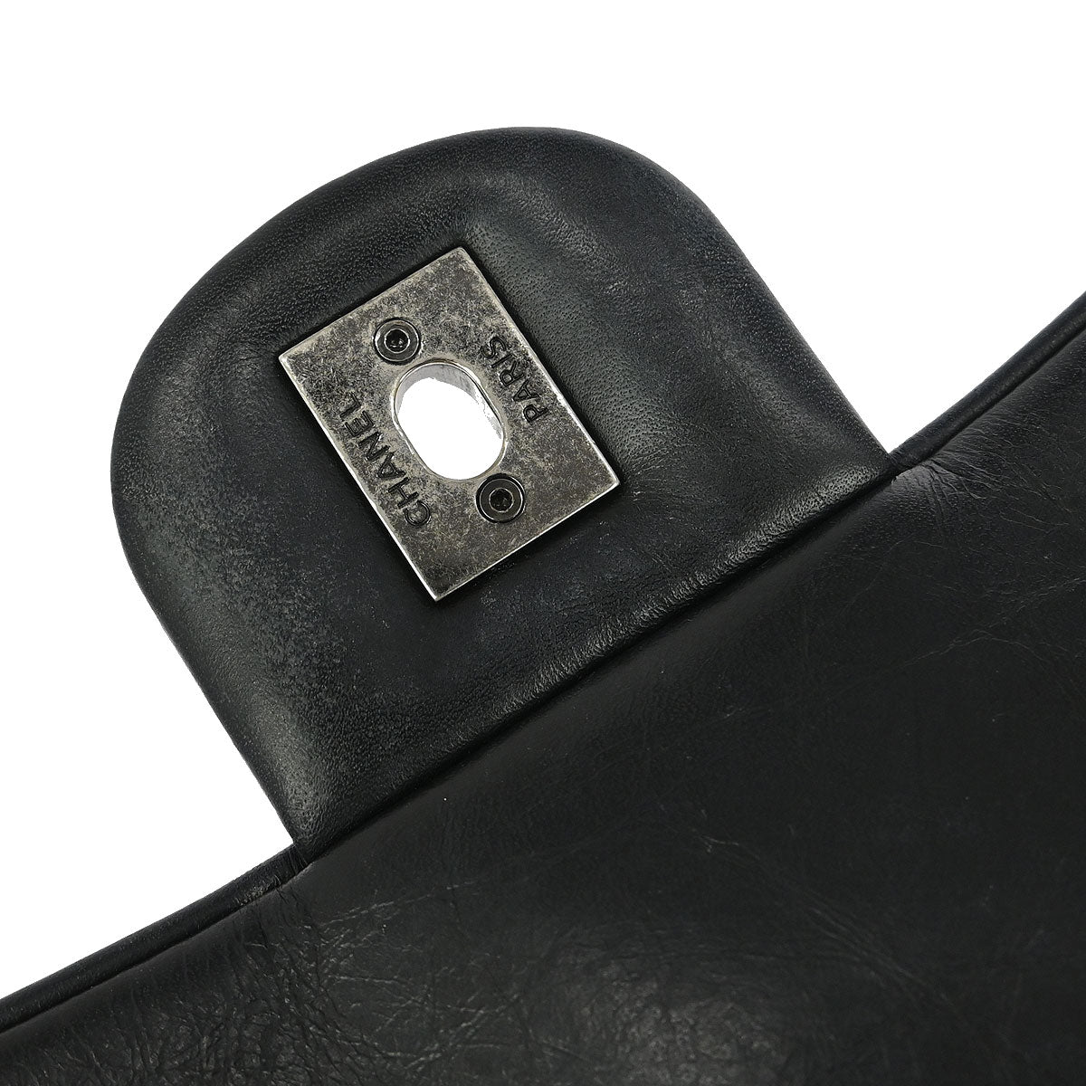 Chanel 2015-2016 Black Lambskin Easy Flap Bag