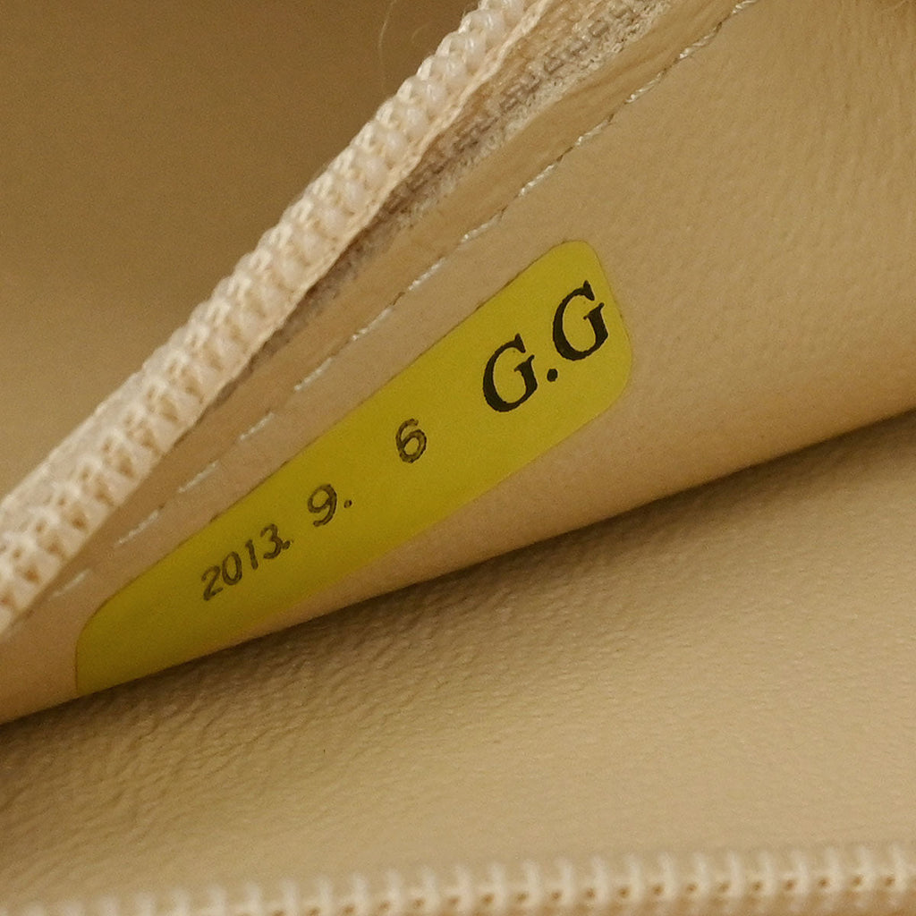 Chanel 2012-2013 Beige Caviar Classic Double Flap Shoulder Bag
