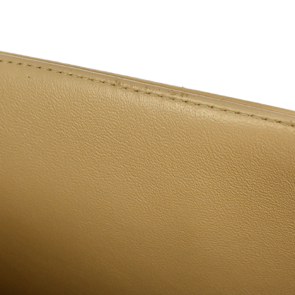 Chanel 2012-2013 Beige Caviar Classic Double Flap Shoulder Bag