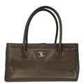 Chanel 2014 Bronze Calfskin Executive Cerf Tote Bag