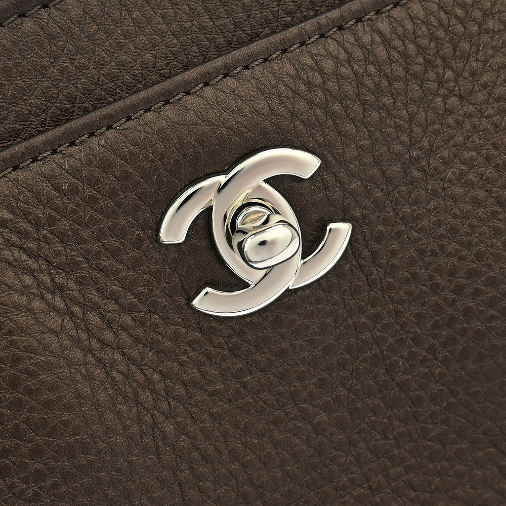 Chanel 2014 Bronze Calfskin Executive Cerf Tote Bag