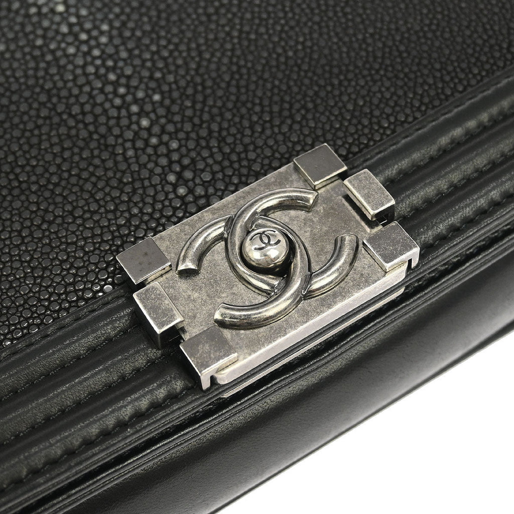 Boy Chanel 2012-2013 Black Medium Shoulder Bag