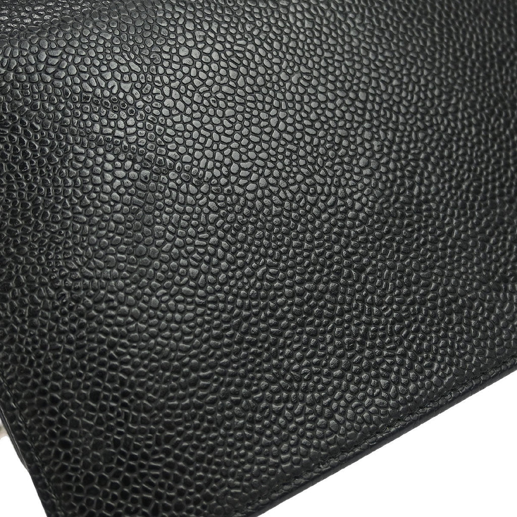 Chanel 2012 Black Caviar Timeless WOC Wallet on Chain Bag