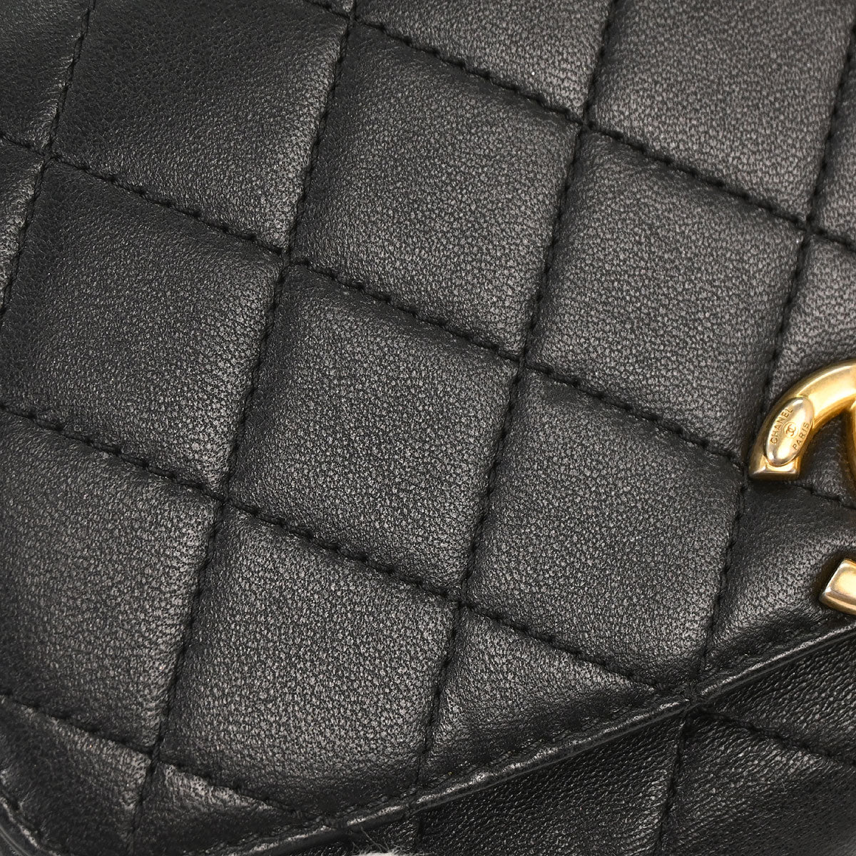 Chanel 2019 Black Lambskin 2way Handbag
