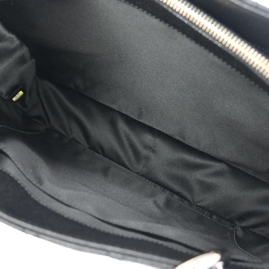 Chanel 2012 Black Caviar Grand Shopping Tote GST Chain Handbag