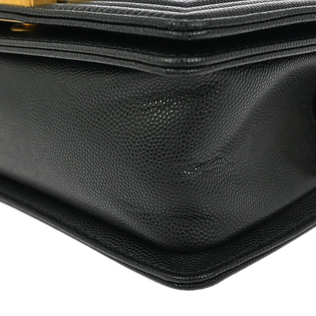 Boy Chanel 2019 Black Caviar Small Chain Shoulder Bag