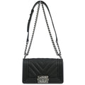 Boy Chanel 2018 Black Caviar Chevron Small Chain Shoulder Bag