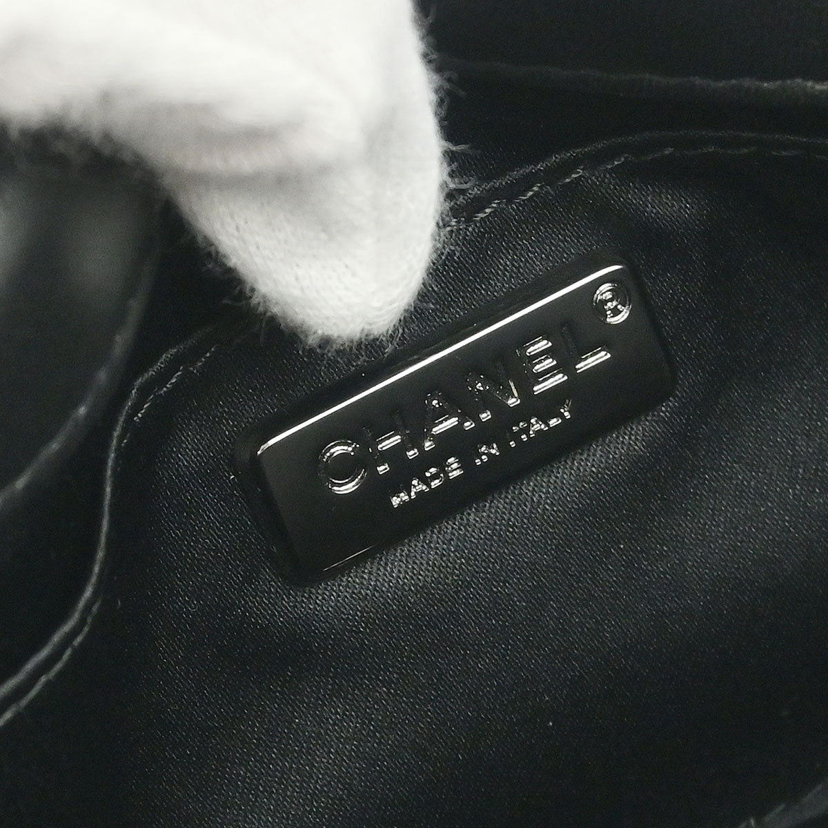 Chanel 2017 Black Sequins Single Flap Shoulder Bag