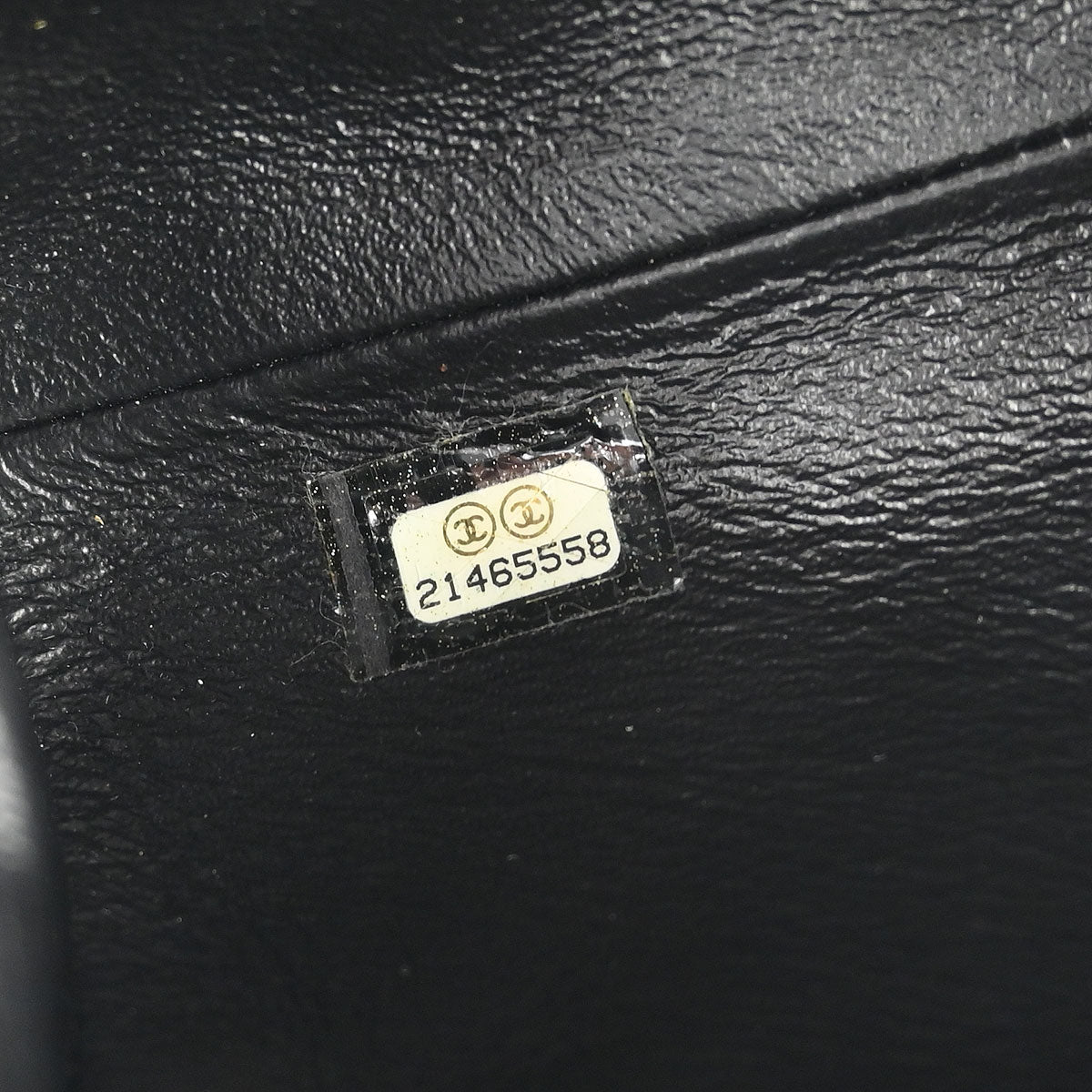 Chanel 2015-2016 Black Caviar CC Frame Clutch Bag